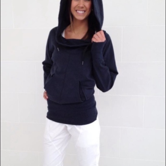 lululemon athletica Tops - Lululemon flashback sweater hooded sz 10